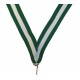 Medalipael roheline-valge-roheline 22 mm
